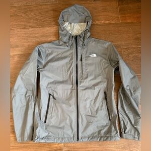 The North Face Men's Waterproof Dryvent Gray Raincoat Size Medium